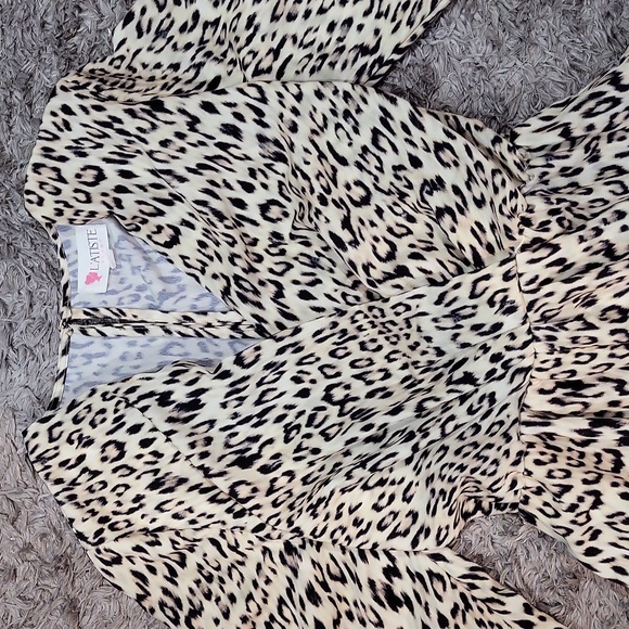 L'ATISTE Leopard Print Romper - Picture 3 of 14